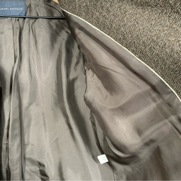 Banana Republic Brown Wool Boucle Wrap Jacket - Picture 10 of 11